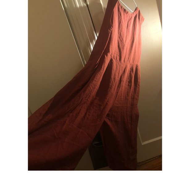 TOAST Linen Jumpsuit (NWT) in "Terracotta" - Picture 5 of 12